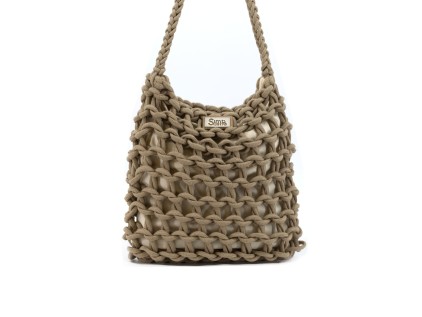 Hobo cord knots JENNA camel